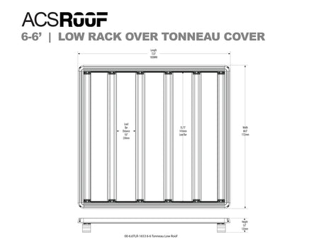 Leitner Designs ACS ROOF | Universal Platform Bed Rack | Fullsize Trucks Bed Racks - Modula Racks