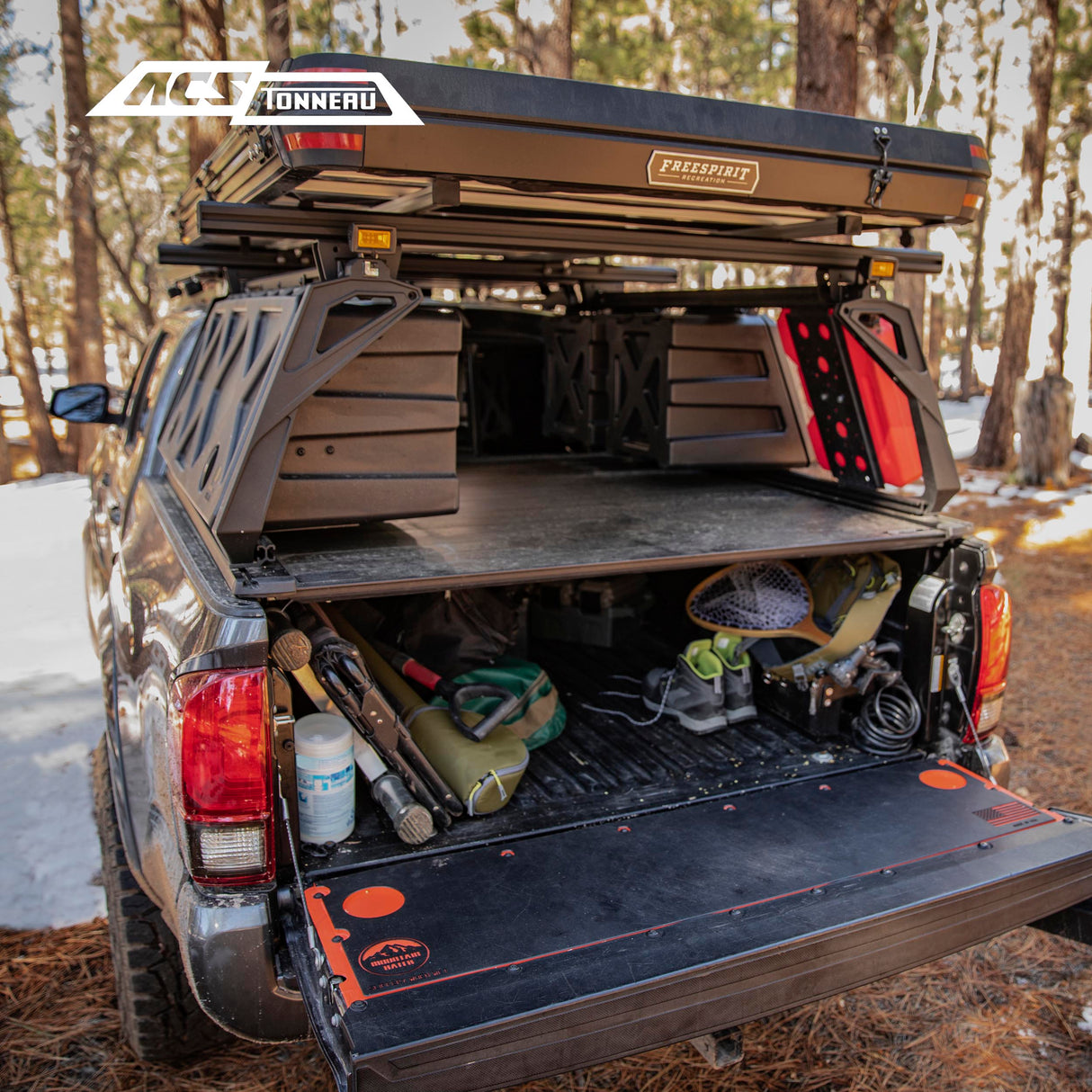 Leitner Designs ACS Forged Tonneau | 15-22 Chevrolet Colorado 6'0" Bed Bed Rack - Modula Racks