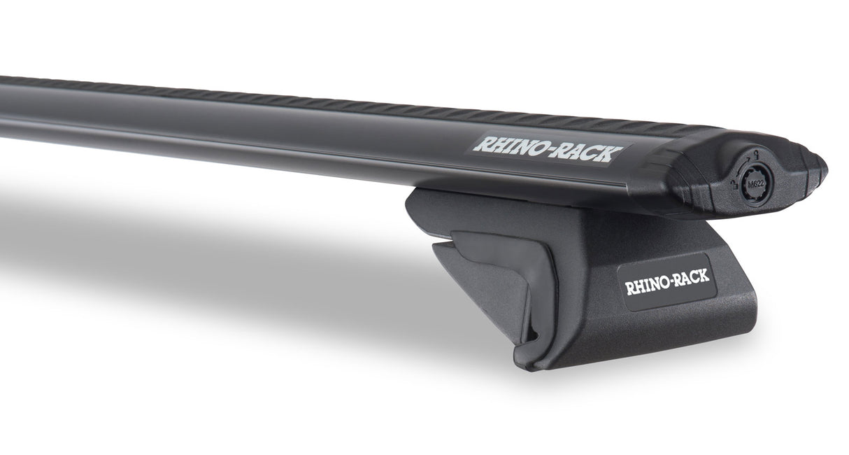 Rhino-Rack Vortex SX Roof Rack | NISSAN Frontier D40 4dr Pick Up Crew Cab with Canopy Factory Rails 05 to 19 Roof Rack Kit - Modula Racks