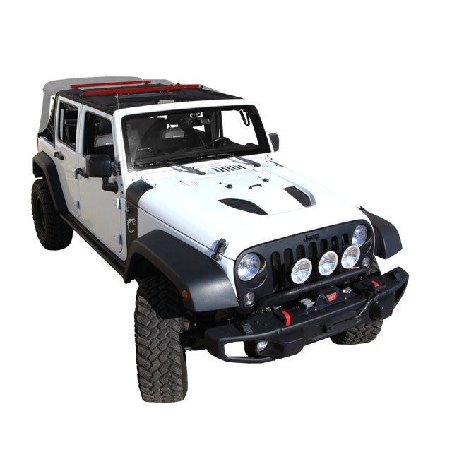 Exposed Racks No-Drill Open/Soft Top Conversion Kit | JKU (4 Door) Roof & Bed Racks Parts & Accessories - Modula Racks