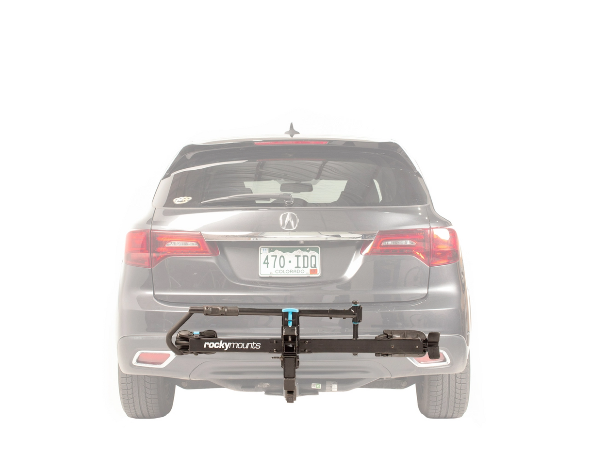 RockyMounts Rocky Mounts MonoRail Solo 1-Bike (2" and 1.25") Hitch-Mount Platform Bike Rack - Modula Racks