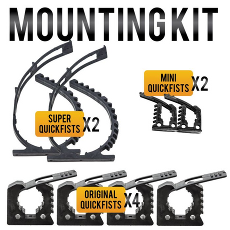 Quick Fist Clamp Mounting Kit Rack Accessory - Modula Racks