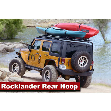Adventure Rack Systems 4-Door Rocklander Stealth II Rack System | JK Wrangler Roof Rack Kit - Modula Racks