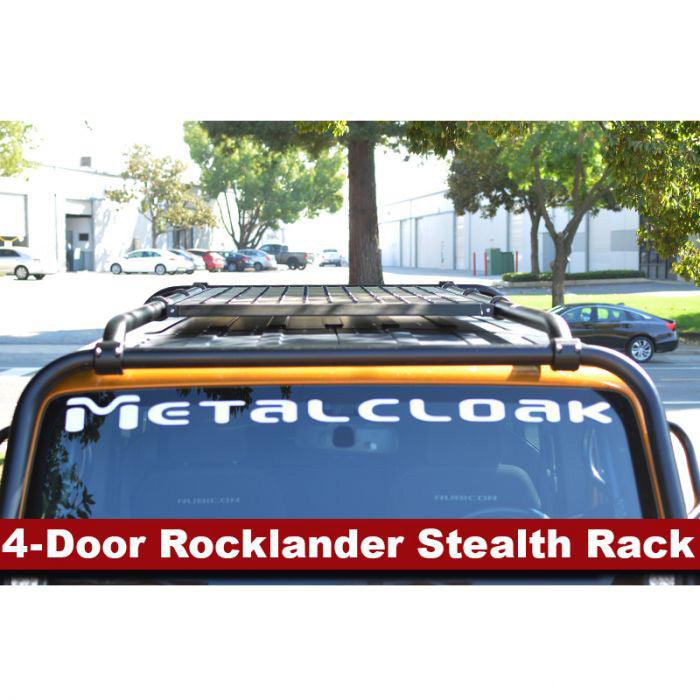 Adventure Rack Systems 4-Door Rocklander Stealth Rack System | JK Wrangler Roof Rack Kit - Modula Racks