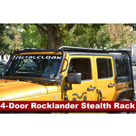 Adventure Rack Systems 4-Door Rocklander Stealth Rack System | JK Wrangler Roof Rack Kit - Modula Racks