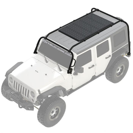 Adventure Rack Systems 4-Door Rocklander Stealth Rack System | JK Wrangler Roof Rack Kit - Modula Racks