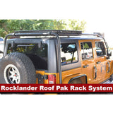 Adventure Rack Systems 4-Door Rocklander Roof Pak Rack System | JK Wrangler Roof Rack Kit - Modula Racks