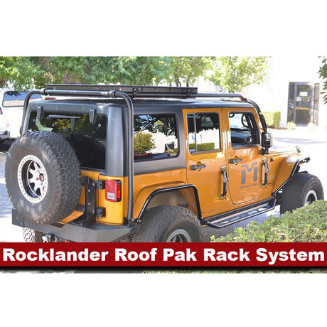 Adventure Rack Systems 4-Door Rocklander Roof Pak Rack System | JK Wrangler Roof Rack Kit - Modula Racks