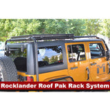 Adventure Rack Systems 4-Door Rocklander Roof Pak Rack System | JK Wrangler Roof Rack Kit - Modula Racks