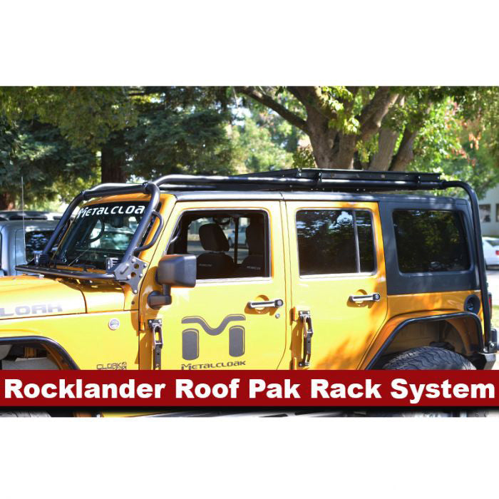 Adventure Rack Systems 4-Door Rocklander Roof Pak Rack System | JK Wrangler Roof Rack Kit - Modula Racks