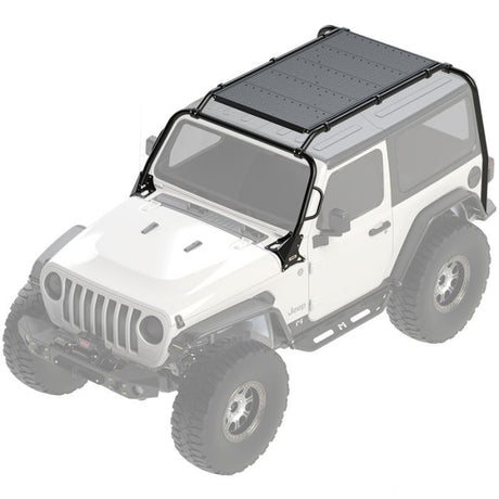 Adventure Rack Systems 2-Door Rocklander Stealth II Rack System | JK Wrangler Roof Rack Kit - Modula Racks