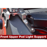 Adventure Rack Systems Front Upper Light Pod Support Bracket, JL Wrangler | JT Gladiator Rack Accessory - Modula Racks