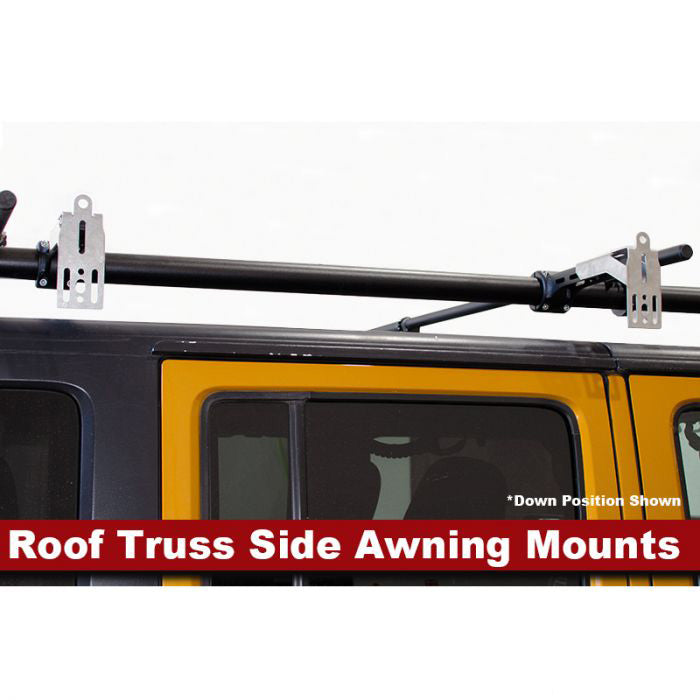 Adventure Rack Systems 2" Roof Truss Side Awning Mounts, JK Wrangler | JL Wrangler | JT Gladiator Rack Accessory - Modula Racks