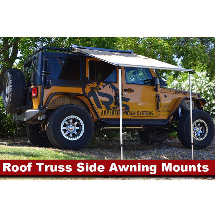 Adventure Rack Systems 2" Roof Truss Side Awning Mounts, JK Wrangler | JL Wrangler | JT Gladiator Rack Accessory - Modula Racks