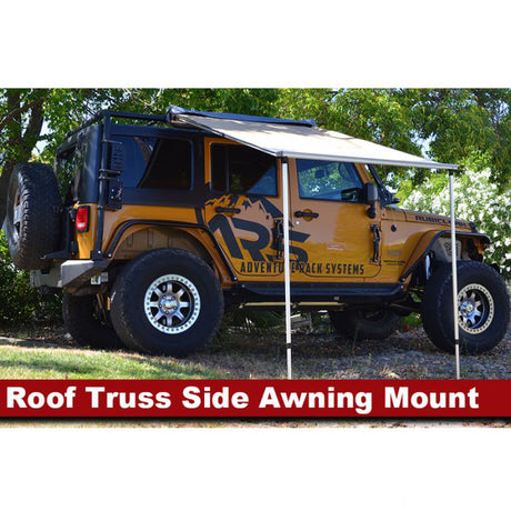 Adventure Rack Systems 2" Roof Truss Side Awning Mount, Single, JK Wrangler | JL Wrangler | JT Gladiator Rack Accessory - Modula Racks