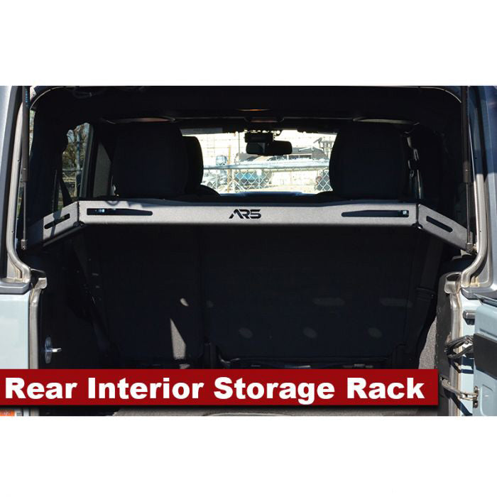 Adventure Rack Systems Elevated Interior Storage Rack System | JK Wrangler Rack Accessory - Modula Racks