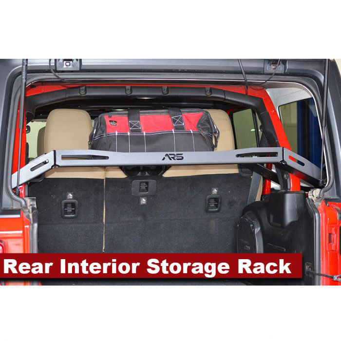 Adventure Rack Systems Elevated Interior Storage Rack System | JL Wrangler Rack Accessory - Modula Racks