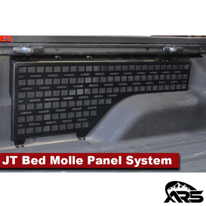 Adventure Rack Systems JT Gladiator Truck Bed Molle Gear Storage Panel, Full System Molle Panel - Modula Racks