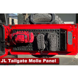 Adventure Rack Systems JL Wrangler Tailgate Molle Panel Molle Panel - Modula Racks
