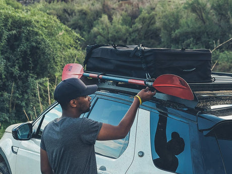 Front Runner Ratcheting Spade/Shovel & Paddle Mount Recovery Equipment Mount - Modula Racks